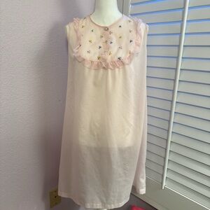 Vintage Pink Cottagecore Nightgown